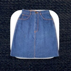 Vintage PS Gitano Denim Jean High-rise Skirt